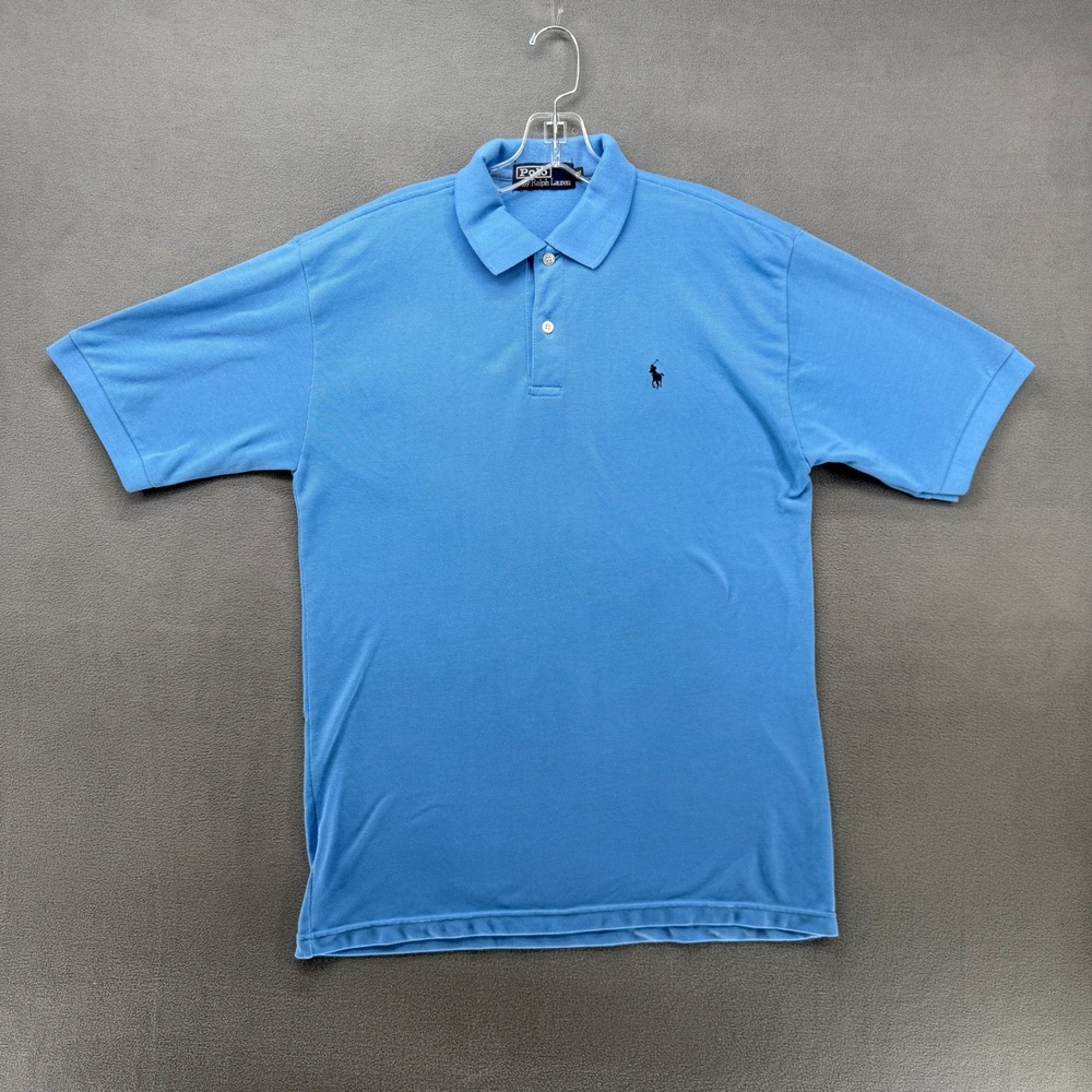 Polo Ralph Lauren Men's Light Blue Short Sleeve Classic Fit Polo Shirt XL
